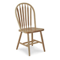 Windsor Arrowback Solid Parawood Dining Chair Classic Hardwood Design