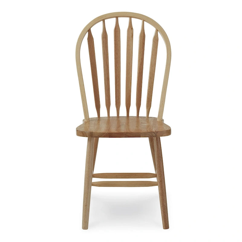 Windsor Arrowback Solid Parawood Dining Chair Classic Hardwood Design