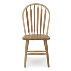 Windsor Arrowback Solid Parawood Dining Chair Classic Hardwood Design