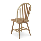 Windsor Arrowback Solid Parawood Dining Chair Classic Hardwood Design