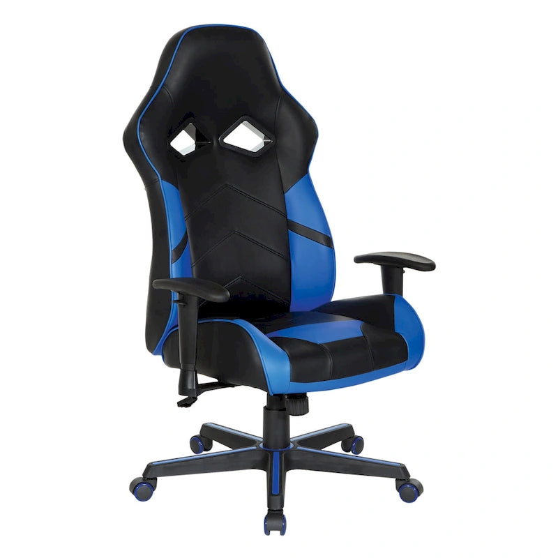 Vapor Gaming Chair Faux Leather Lumbar Support 360 Rotation Pneumatic