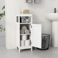 Single Door Bathroom Storage Cabinet MDF with Adjustable Shelf